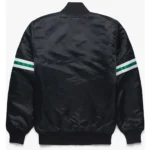 NY Jets Black Satin Jacket