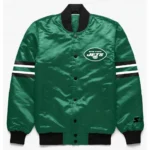 NY Jets Button Down Green Jacket