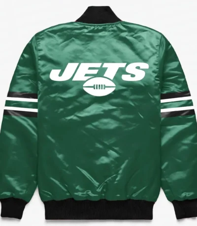 NY Jets Button Down Green Jacket