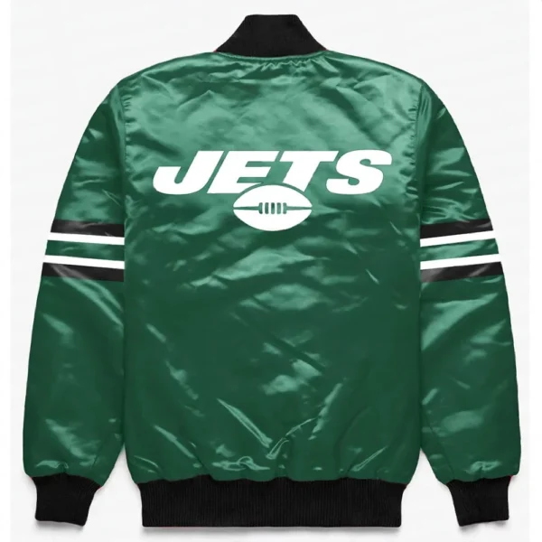 NY Jets Button Down Green Jacket