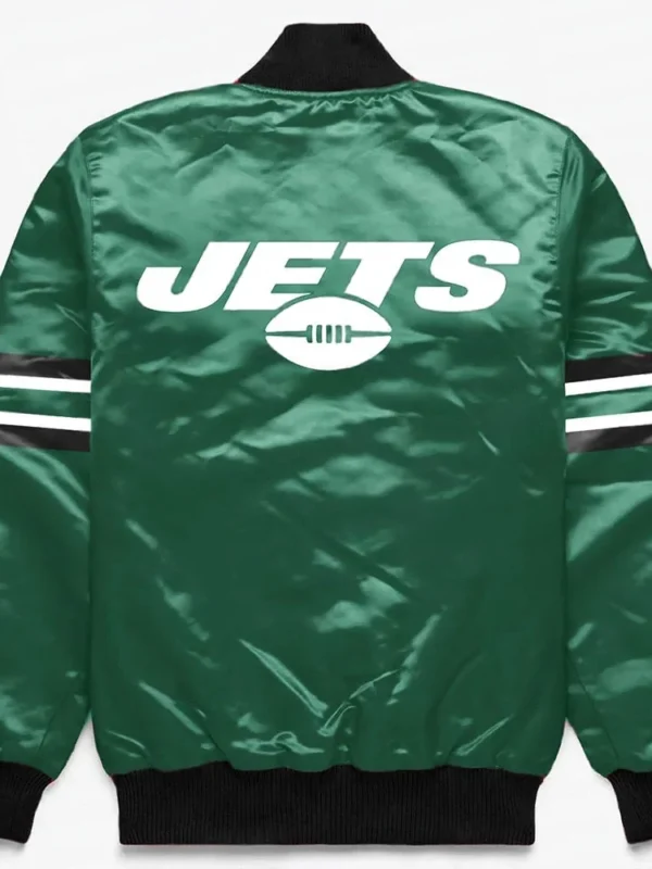 NY Jets Button Down Green Jacket