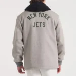 NY Jets Coaches Heather Gray Wool Jacket