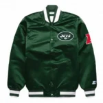 NY Jets Dark Green Satin Jacket