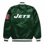 NY Jets Dark Green Satin Jacket