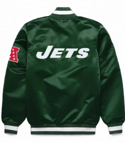 NY Jets Dark Green Satin Jacket