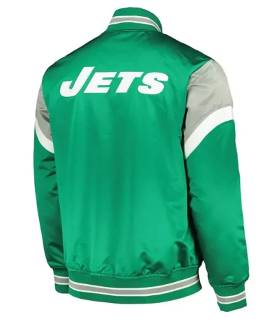 NY Jets Green Heavyweight Satin Jacket