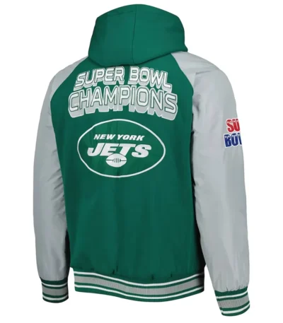 NY Jets Green Varsity Hooded Jacket