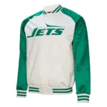 NY Jets Legacy Sack Exchange Satin Jacket