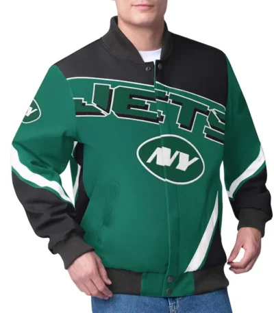 NY Jets Maximum Racing Green Jacket