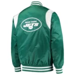 NY Jets Prime Time Green Satin Jacket