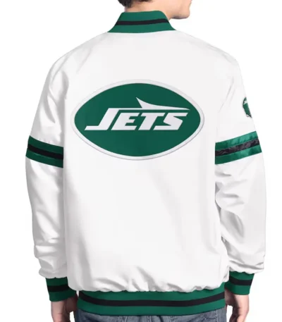 NY Jets Scout Varsity Satin Jacket