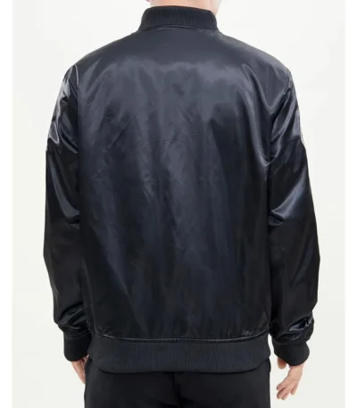 NY Jets Wordmark Satin Jacket