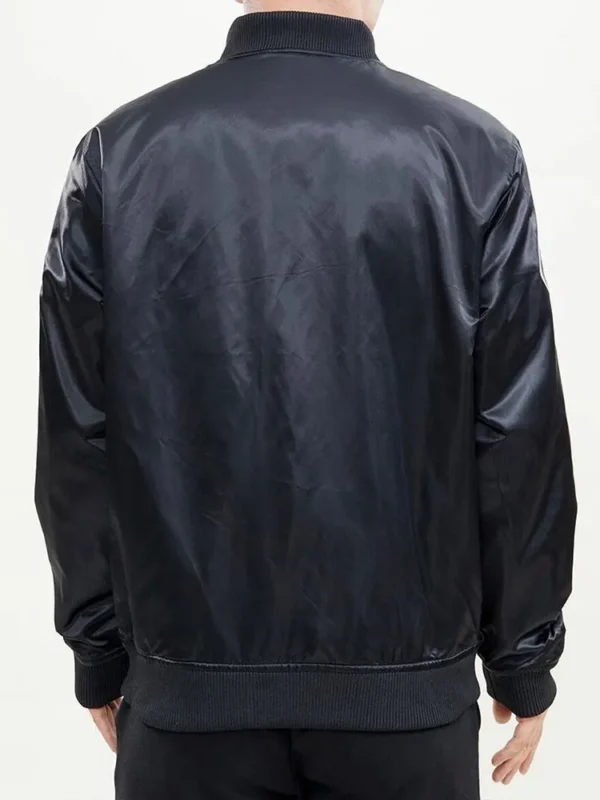 NY Jets Wordmark Satin Jacket