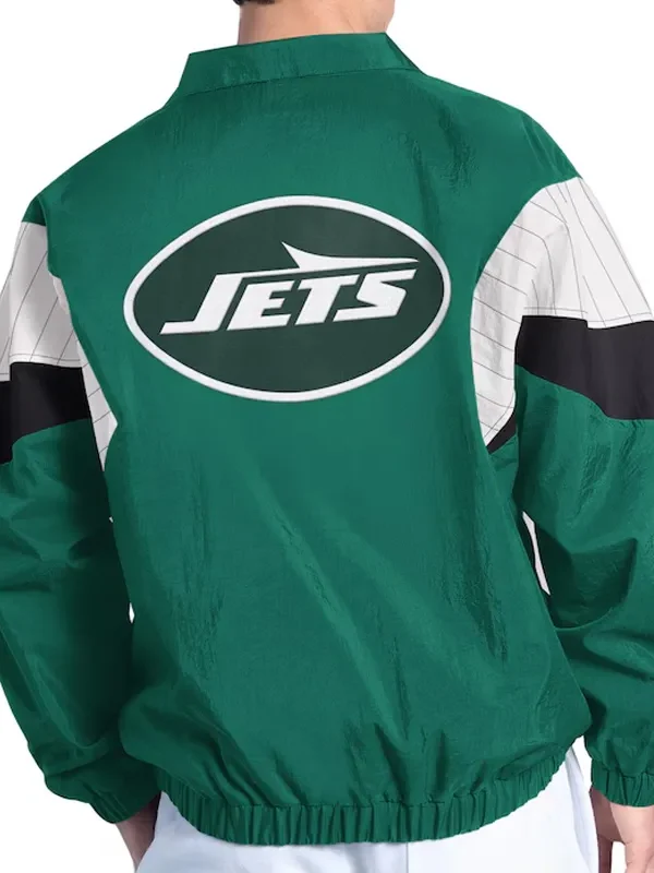 NY Jets Yard Line Green Full-Zip Jacket