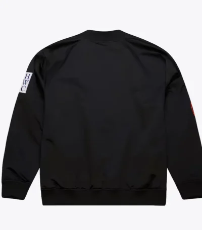 NY Knicks Black Out Satin Jacket