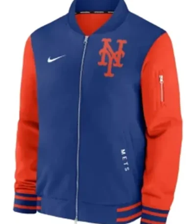NY Mets 2026 Dugout Bomber Jacket