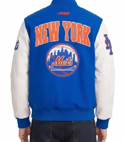 NY Mets City Arch Varsity Jacket