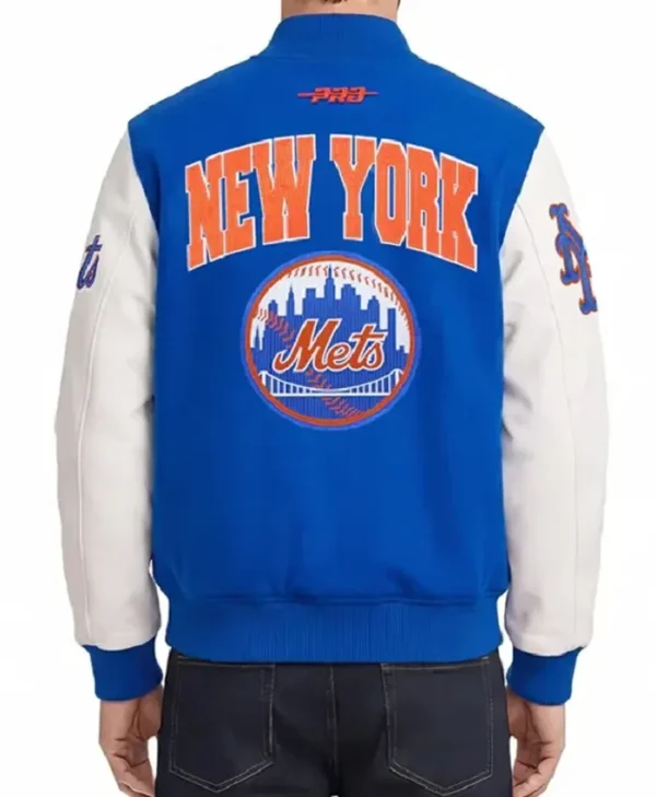 NY Mets City Arch Varsity Jacket