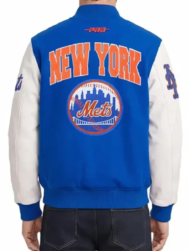 NY Mets City Arch Varsity Jacket