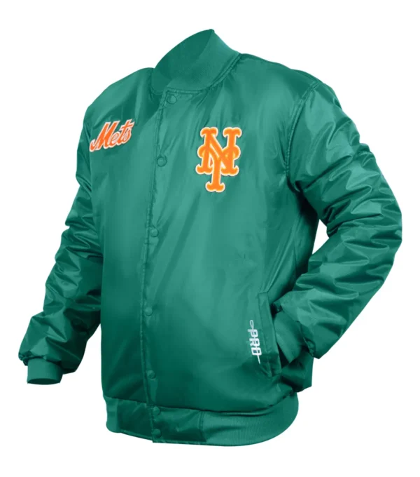NY Mets Souvenir Satin Jacket