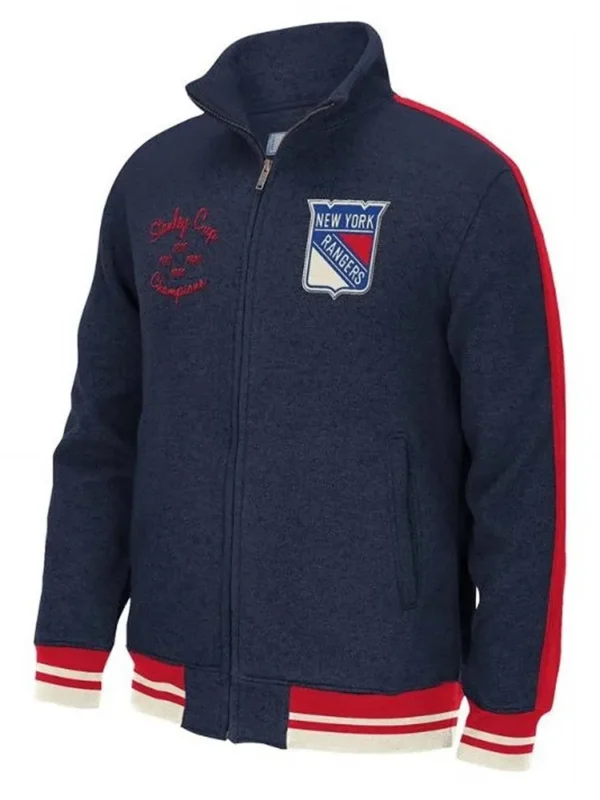 NY Rangers Fleece Track Jacket