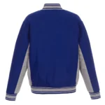 NY Rangers Wool Poly-Twill Accent Royal-Gray Jacket