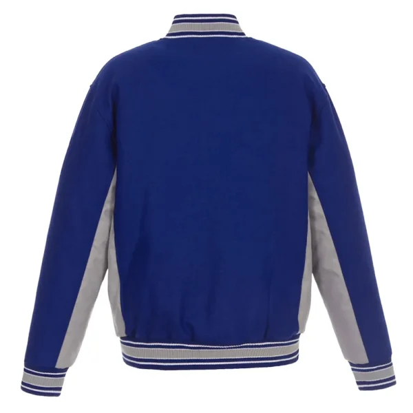 NY Rangers Wool Poly-Twill Accent Royal-Gray Jacket