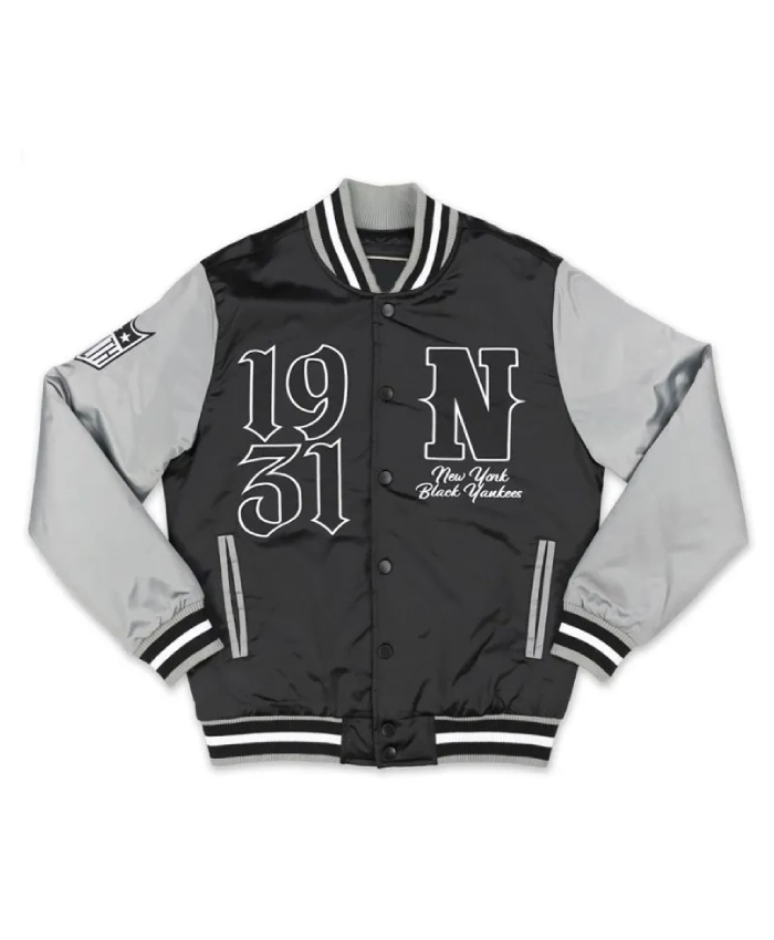NY Yankees Black and Gray Jacket NY Yankees Black and Gray Jacket