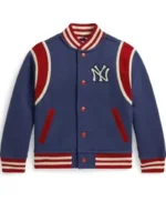 NY Yankees Blue Fleece Jacket