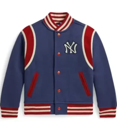 NY Yankees Blue Fleece Jacket