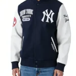 NY Yankees City Arch Varsity Jacket