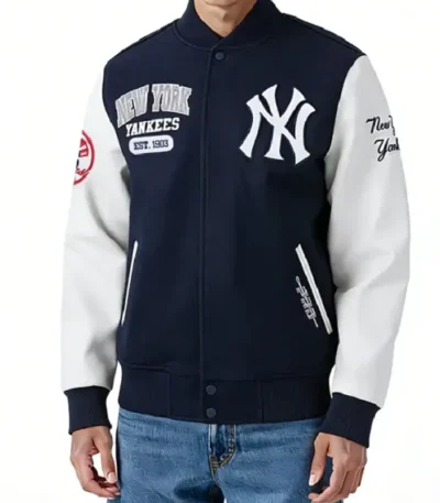 NY Yankees City Arch Varsity Jacket
