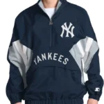 NY Yankees Cooperstown Chief Navy Half-Zip Pullover