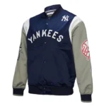 NY Yankees Cooperstown Team Origins Satin Jacket