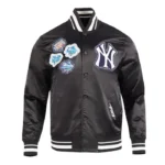 NY Yankees Diy Pick Stitch Classic Rib Satin Jacket