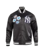 NY Yankees Diy Pick Stitch Classic Rib Satin Jacket