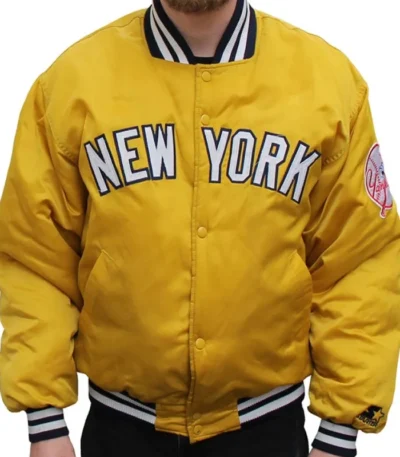 NY Yankees Dugout Satin Jacket