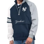 NY Yankees Elite Half Zip Pullover Jacket