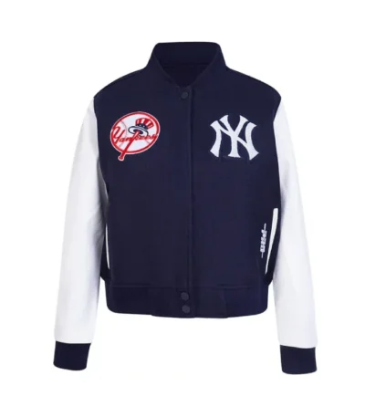 NY Yankees Game Day Classics Navy Varsity Jacket