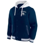 NY Yankees Hooded Navy Cotton Jacket