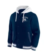 NY Yankees Hooded Navy Cotton Jacket