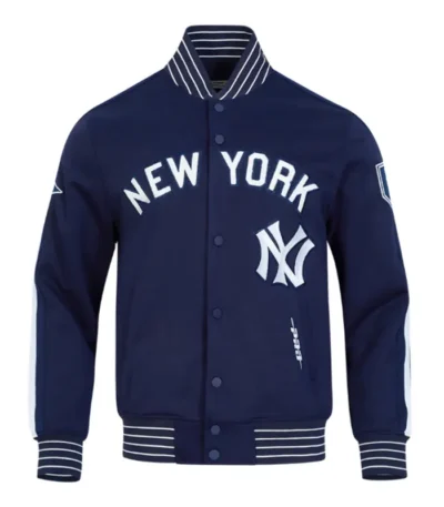 NY Yankees Logo Game Day Navy-Black Jacket