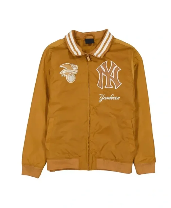 NY Yankees Logo Select Light Bronze Jacket