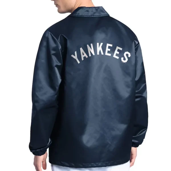 NY Yankees Point Man Coaches Navy Jacket