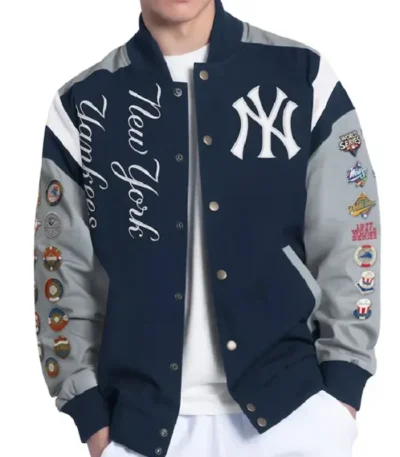 NY Yankees Strong Safety Commemorative Navy Jacket
