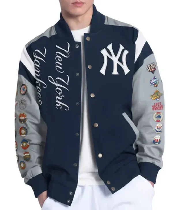 NY Yankees Strong Safety Commemorative Navy Jacket