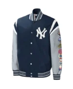 NY Yankees Title Holder Navy and Satin Jacket