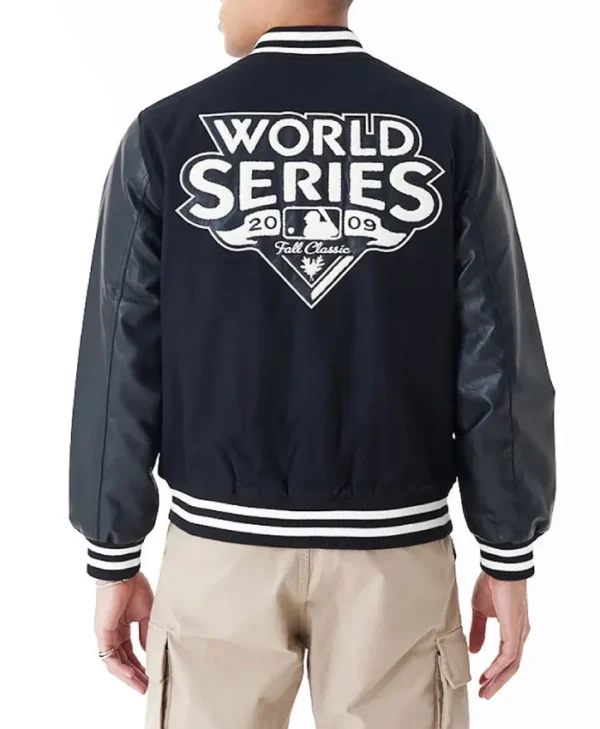 2009 NY Yankees World Series Navy Varsity Jacket