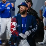 Nathan Lukes Toronto Blue Jays 2025 Home Run Blue Jacket