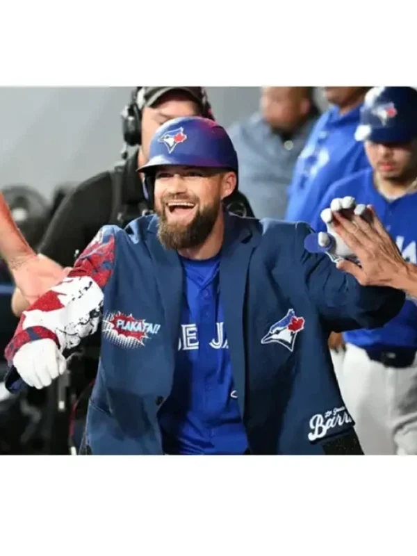Nathan Lukes Toronto Blue Jays 2025 Home Run Blue Jacket